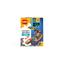 LEGO IKONILINE tegevusraamat "Ehita ja kleebi: Kohandatud autod"