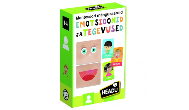 HEADU Flashcards Emotions and Actions Montessori (In Estonian lang.)