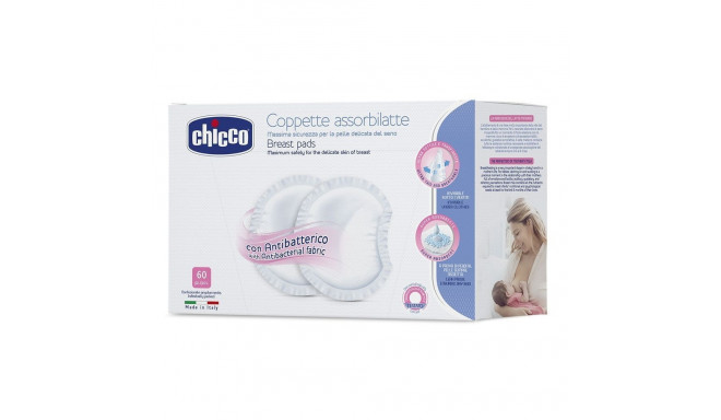 CHICCO Antibacterial breast pads, 60 pcs