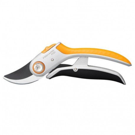 Fiskars Plus PowerLever bypass secateurs metal P751 (orange/black)