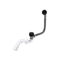 BATH SIPHON CLICK-CLAC TOP BLACK MATT