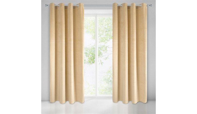 kardin pierre beež/rõngad 140x250 N