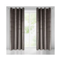 CURTAIN PIERRE BROWN/RINGS  140X250 N