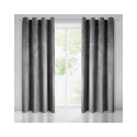 CURTAIN PIERRE GREY/RINGS 140X250 N