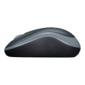 Logitech Wireless Mouse M185 - Ambidextrous - Optical - RF Wireless - 1000 DPI - Black - Grey