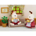 SYLVANIAN FAMILIES Chocolate Rabbit Father & Settee