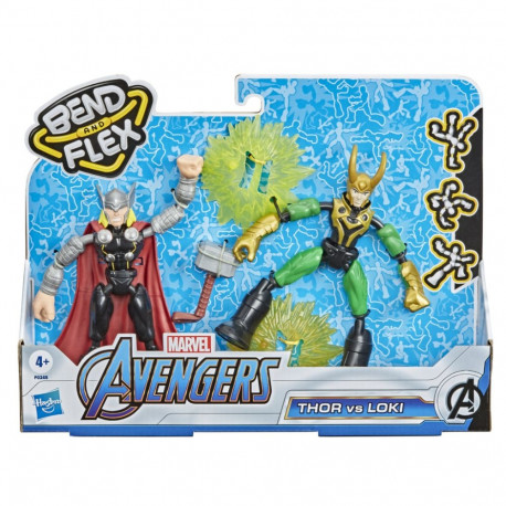 AVENGERS Bend and Flex 2-pakk figuurid