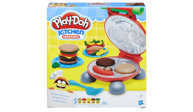 PLAY-DOH Playset Kitchen Burger Barbecue