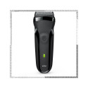 BRAUN 300s Black Shaver