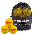 Tennis balls DUNLOP INDOOR FOAM 12pcs