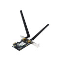 AX1800 kahesageduslik Bluetooth 5.2 PCIe Wi-Fi adapter | PCE-AX1800 | 802.11ax | 574+1201 Mbit/s | V