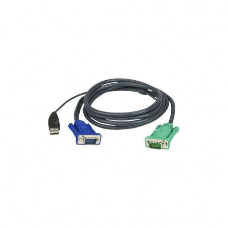 Aten 1.8M USB KVM kaabel 3-ühes SPHD-ga 2L-5202U