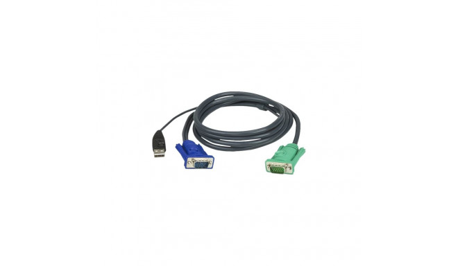 Aten | 1,8M USB KVM kaabel 3-ühes SPHD | 2L-5202U