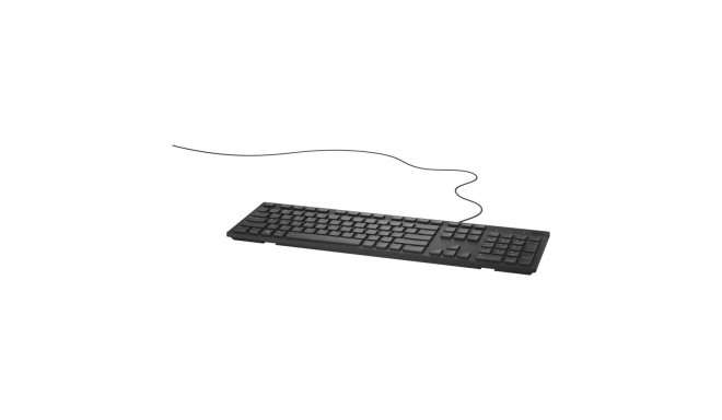 Dell multimeedia klaviatuur KB216 juhtmega US RTL Box, must