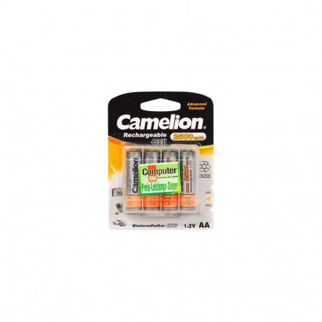 Camelion | AA/HR6 | 2500 mAh | Rechargeable Batteries Ni-MH | 4 pc(s)