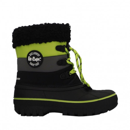 Buty dla dzieci Lee Cooper czarno-limonkowe LCJ-24-44-2856K  34