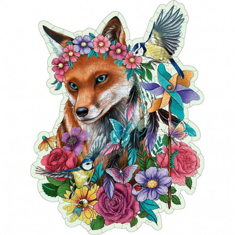 Wooden Puzzle Bunter Fuchs (150 Teile)
