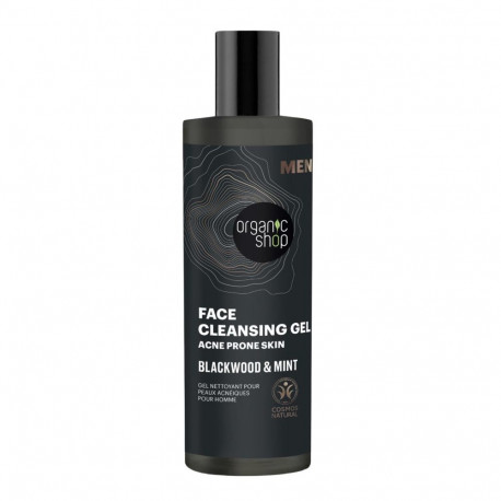 Organic Shop puhastusgeel Blackwood meestele aknevastane 200ml