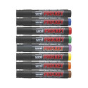 Permanentne marker koonilise otsaga UNI-BALL Prockey PM122 sinine