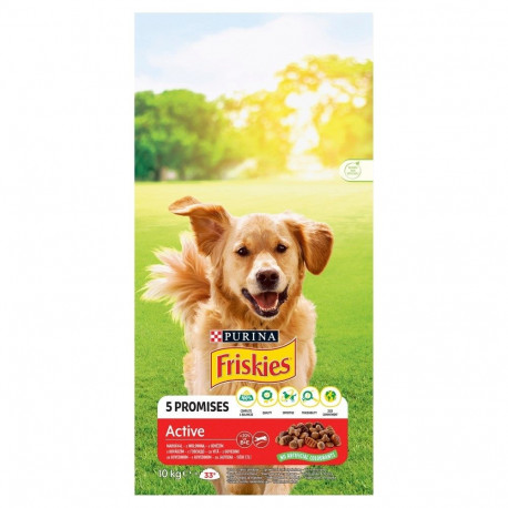 Dry Dog Food - Purina Friskies Active 10kg