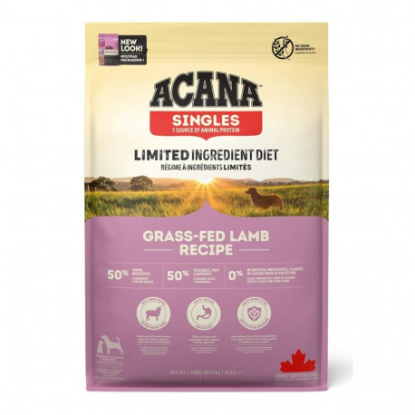 Dry Dog Food - ACANA Singles Grass-Fed Lamb 6kg Gluten-Free, Grain-Free