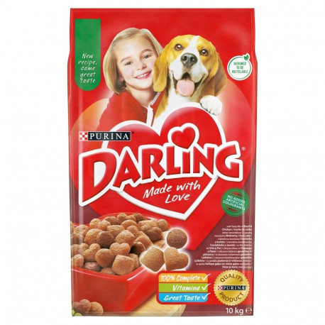 Dry Dog Food - Purina Darling Beef With Chicken 10 Kg