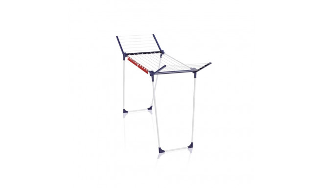 Clothes Horse - Leifheit Pegasus 150 Foldable Wing Blue White