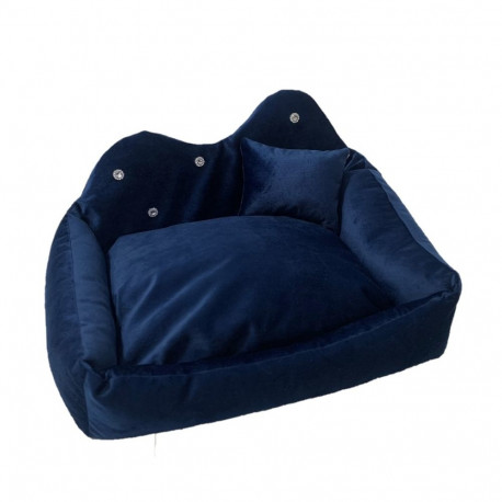 Pet Bed - Go Gift Prince Navy Blue Xl 60x45x10cm