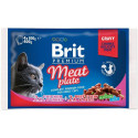 Cat Food - Brit Premium Cat Meat Plate 4x100g