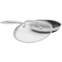 Frying Pan - Kohersen Black Cube 20 cm with Lid Silver