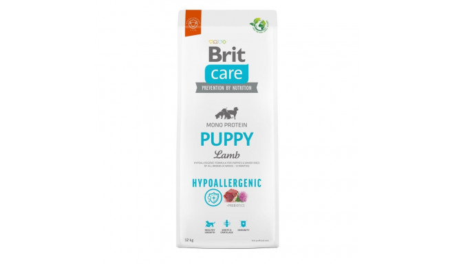 Dog Food - Brit Care Hypoallergenic Puppy Lamb Dry Dog Food 12kg