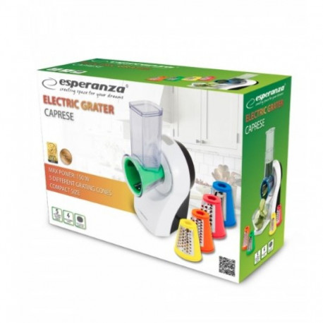 Electric Grater - Esperanza Ekm026 4.5l Multicolor Plastic
