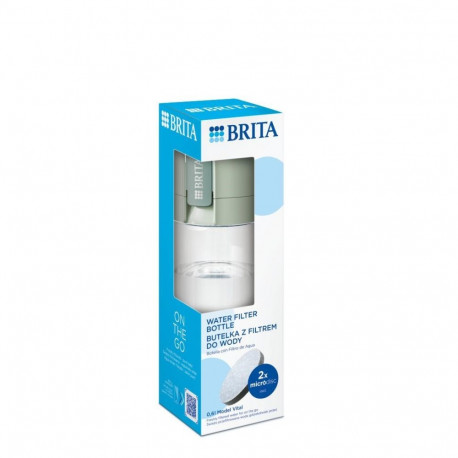 Water Filter Bottle - Brita Vital Green 2-disc Filter