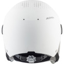 Ski Helmet - Alpina Arber Q-Lite Visor White Matt 54-58 cm