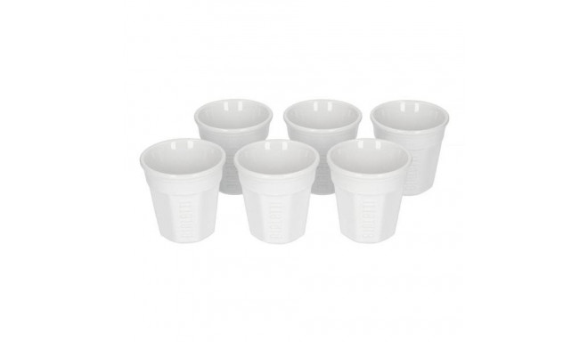 Espresso Cups - Bialetti Bicchierini 6x 60 Ml White