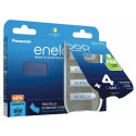 Panasonic Eneloop AA 2000mAh rechargeable batteries 4 pcs. and battery case