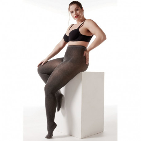 SOKISAHTEL OPICA plus size musta värvi sukkpüksid