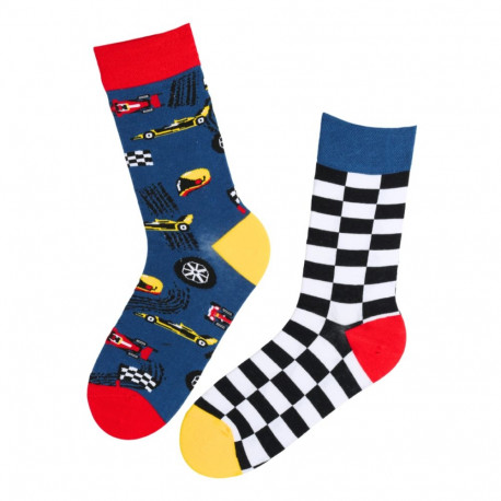 SOKISAHTEL TRAVEL sinised vormeli puuvillased sokid 446