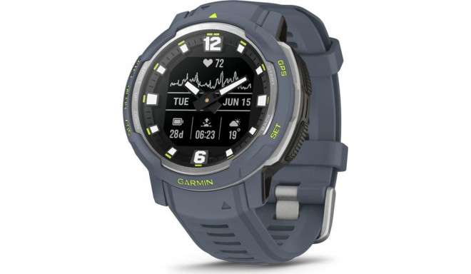 Garmin Instinct Crossover Standard viedpulkstenis, Granīta zils