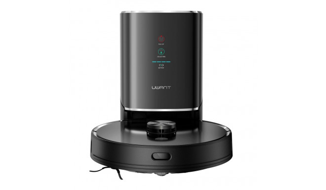 UWANT U100 Robot Vacuum Cleaner with Mop Function + Charging/Cleaning Station - Black