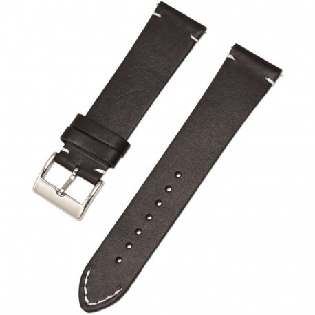 Kellarihm Trendybay Universaalne 20mm, nahk, must