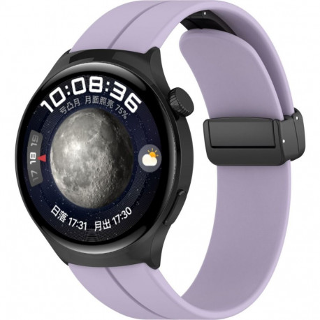 Kellarihm Trendybay Universaalne 18mm, silikoon, magnet, lilla