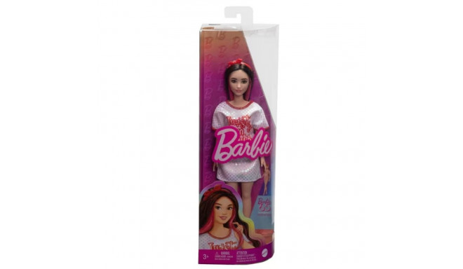 Doll Barbie Fashionistas Brunette with wavy hair