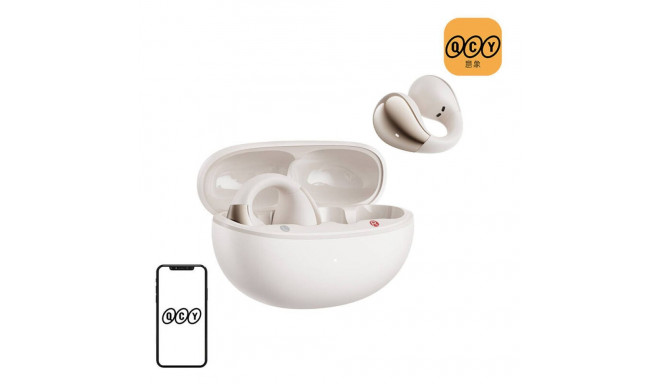 QCY Crossky Clip C30 headphones (white)