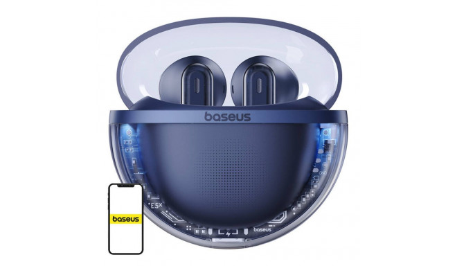 Earphones TWS Baseus Bowie E5x (blue)