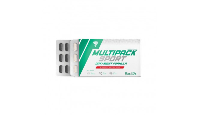 Vitamiinid TREC MULTIPACK SPORT DAY/NIGHT FORMULA, 60 kapslit
