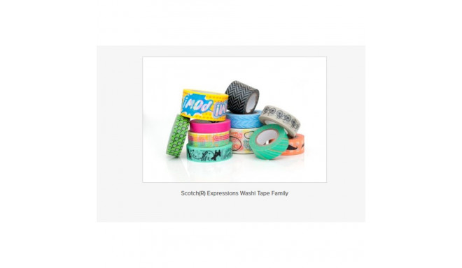 Kleeplint Scotch(R) Expressions Washi Tape C314-TRAY2-WE1, 15mmx10m