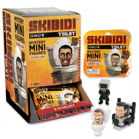 SKIBIDI TOILET Mini Figuur pimepakis 5 cm