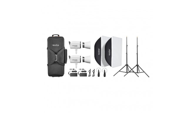 Godox Litemons LA300R RGB LED Video Light 2 light kit
