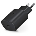Samsung EP-TA800EBE Adaptive 25W USB-C 2A Fast Charger + USB-C 1m Cable Black (OEM)